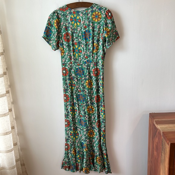 Rhode for Target NWT Floral MIDI Dress.  Size 4. - Picture 8 of 15